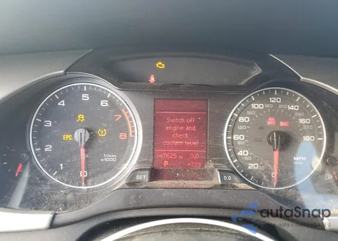 2009 Audi A4 2.0T Quattro z USA, uszkodzony, nr VIN WAULF78K99N034333